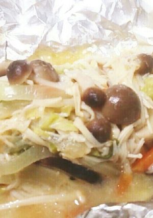 鮭のちゃんちゃん焼き ~ホイル焼き風~-レシピのメイン写真