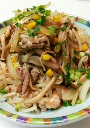 豚肉とお助け野菜のコクバター醤油炒め♪-レシピのメイン写真