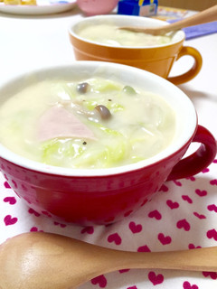 寒い日には♡ほっこり白菜のクリーム煮-レシピのメイン写真