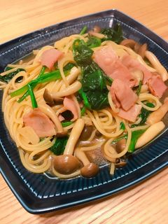 ✿ベーコンとほうれん草の和風パスタ✿-レシピのメイン写真