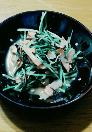 水菜とベーコンのマヨ塩昆布-レシピのメイン写真