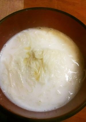 超簡単&栄養豊富!ごまミルクにゅうめん♪-レシピのメイン写真