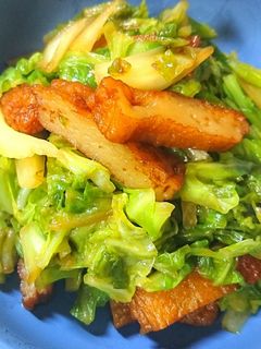 キャベツとさつま揚げの炒め物-レシピのメイン写真
