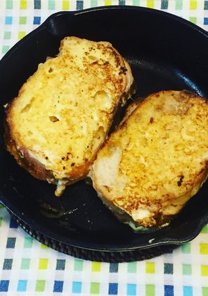 フレンチトースト風クロックムッシュ-レシピのメイン写真