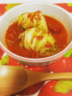 トマトでヘルシー♩ロール白菜-レシピのメイン写真