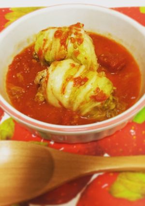 トマトでヘルシー♩ロール白菜-レシピのメイン写真