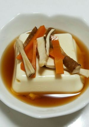 レンチン♪簡単♪湯豆腐風、温豆腐♪-レシピのメイン写真