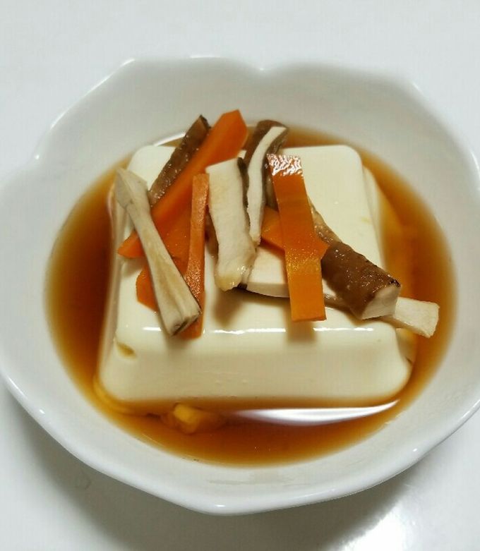 レンチン♪簡単♪湯豆腐風、温豆腐♪ by mariko93♪ 【クックパッド