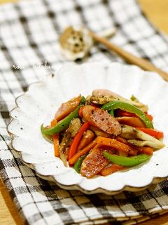 ウインナーとピーマンの塩麹炒め-レシピのメイン写真