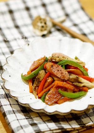 ウインナーとピーマンの塩麹炒め-レシピのメイン写真