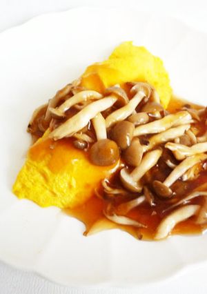和風オムレツのしめじあんかけ-レシピのメイン写真