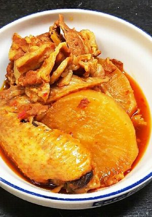 豚肉と大根のピリ辛煮物-レシピのメイン写真