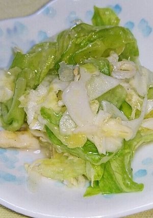 グリーンサラダ〜ソフトさきいかで♡♡-レシピのメイン写真