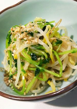 簡単もやし＆豆苗ナムル-レシピのメイン写真