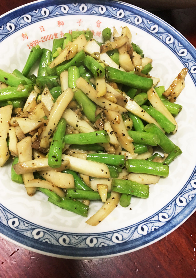 台湾料理♪さやいんげんの大蒜炒めを変化-レシピのメイン写真