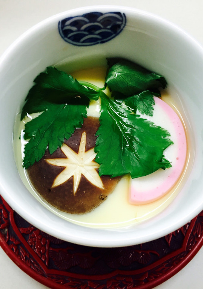 湯煎で仕上げる湯呑み茶碗で茶碗蒸し-レシピのメイン写真