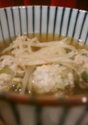 安い!!鶏ミンチと大根だけで節約スープ-レシピのメイン写真