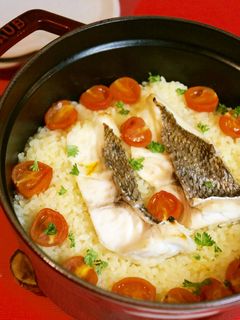 鯛の切り身でパエリア風鯛めし-レシピのメイン写真