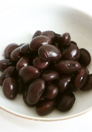 圧力鍋で黒豆煮　甘さ控えめ-レシピのメイン写真