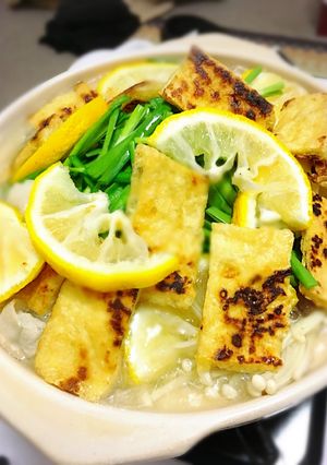 焼ききつねのゆず塩鍋-レシピのメイン写真