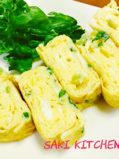 ♡ねぎ入り卵焼き♡-レシピのメイン写真