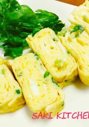 ♡ねぎ入り卵焼き♡-レシピのメイン写真