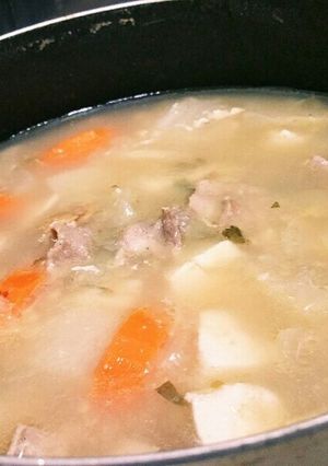 大根と豚肉♪アサリの生姜スープ煮　-レシピのメイン写真