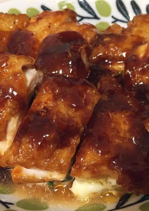 こっ照り☆鶏胸肉の大葉チーズ-レシピのメイン写真