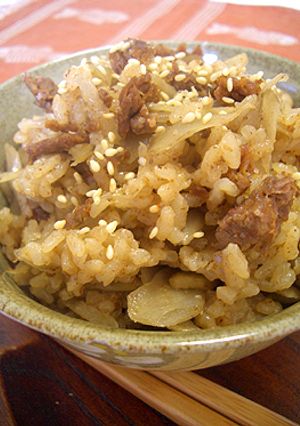 テンメンジャンで☆大人の炊き込みご飯-レシピのメイン写真