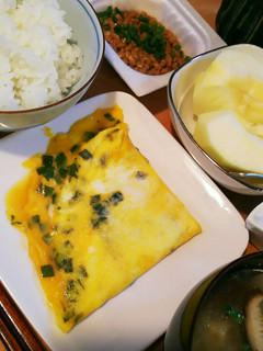 朝食に☆青じそオムレツ-レシピのメイン写真