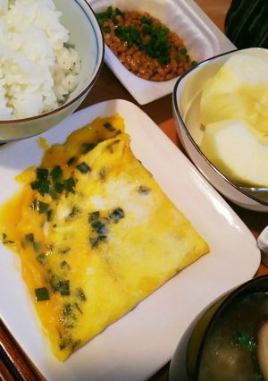 朝食に☆青じそオムレツ-レシピのメイン写真