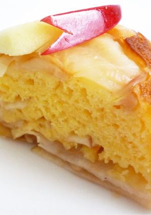 炊飯器で　HMと豆乳とりんごのケーキ-レシピのメイン写真