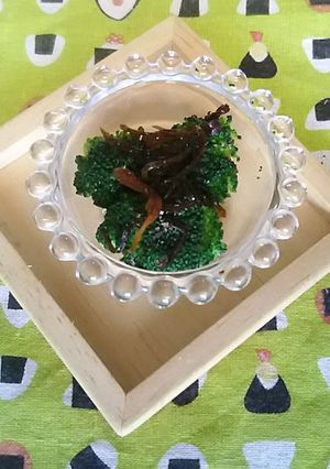 レンジで☆ブロッコリー塩昆布ナムル風-レシピのメイン写真