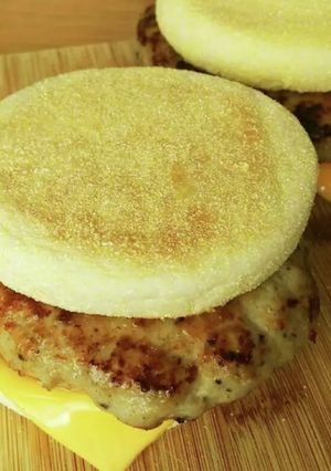 おうちで朝マック！チーズエッグマフィン-レシピのメイン写真