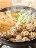 寒い日には！コリコリなんこつの鶏団子鍋