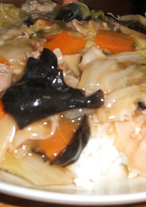 ごま油をタラ～♪お手軽中華丼(醤油味)-レシピのメイン写真