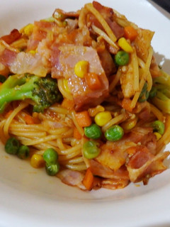 簡単ケチャップパスタ♪♪♪-レシピのメイン写真