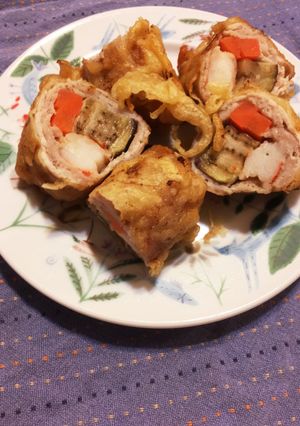 えびと野菜まきまき。-レシピのメイン写真