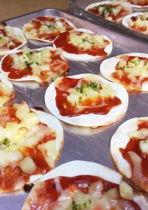 ぎょうざピザ-レシピのメイン写真