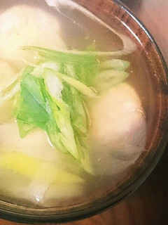 ごま油香るネギとしょうがの鶏団子スープ-レシピのメイン写真