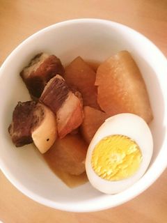 時短!豚肩ロースと大根の煮物-レシピのメイン写真