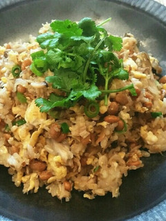 きのこと白滝のダイエット納豆チャーハン♡-レシピのメイン写真