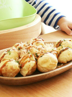 大人も子どもも!たこ焼ならぬちくわ焼き!-レシピのメイン写真