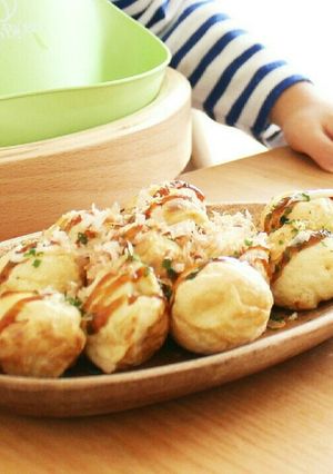 大人も子どもも！たこ焼ならぬちくわ焼き！-レシピのメイン写真