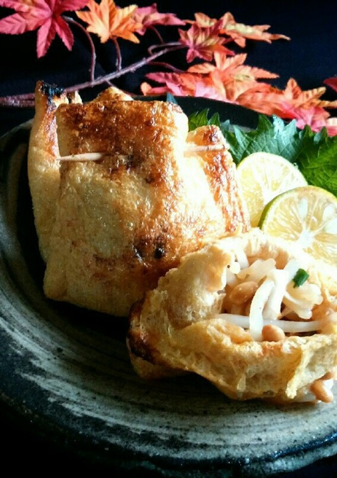 お揚げの納豆キムチーズ焼き-レシピのメイン写真