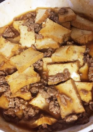厚揚げと豚ミンチのとろ煮-レシピのメイン写真