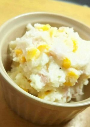 コーンとハムのポテトサラダ-レシピのメイン写真