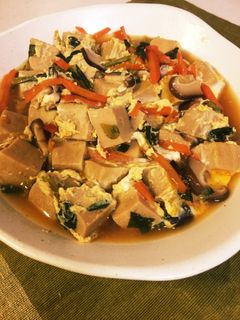 高野豆腐と野菜のたまごとじ-レシピのメイン写真