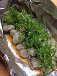 簡単!牡蠣のムニエルのホイル焼き-レシピのメイン写真