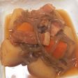 節約☆ベーコンで肉じゃが